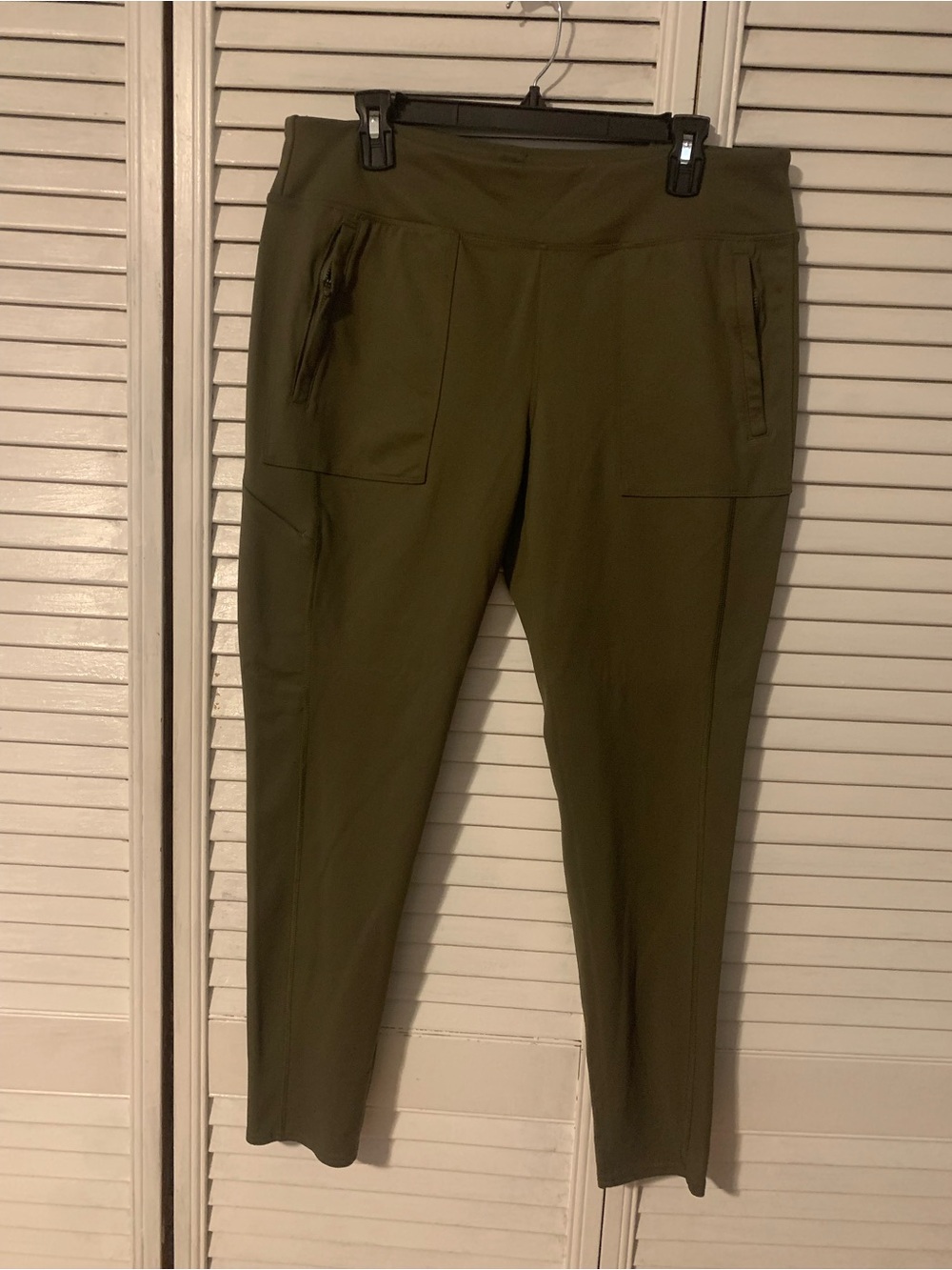 Women's Ridgecut Olive Green Stretch Active Wear Pants Large EUC